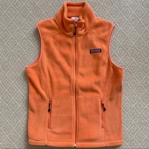 Vineyard Vines Fleece Coral Vest XS